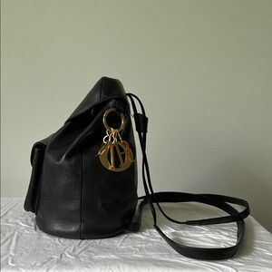 Vintage Dior Leather Mini Backpack